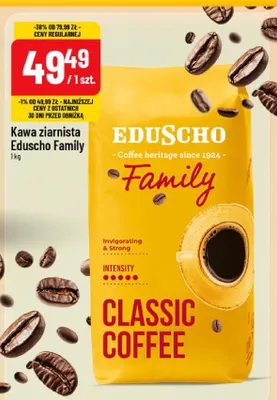 Kawa ziarnista Eduscho Family promocja w POLOmarket