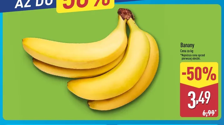 Banany promocja w Aldi