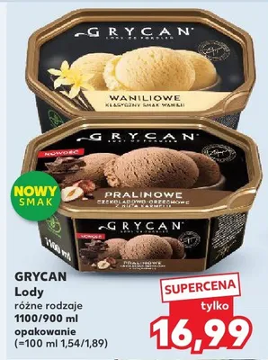 Lody różne rodzaje promocja w Kaufland
