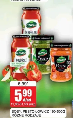 Pesto zielone z bazylią Łowicz promocja w Bingo