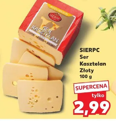 Ser Kasztelan Złoty promocja w Kaufland