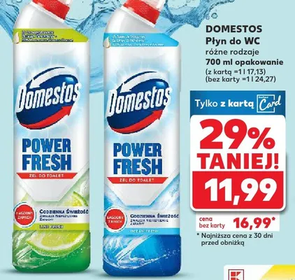 Płyn do WC Power Fresh różne rodzaje promocja w Kaufland