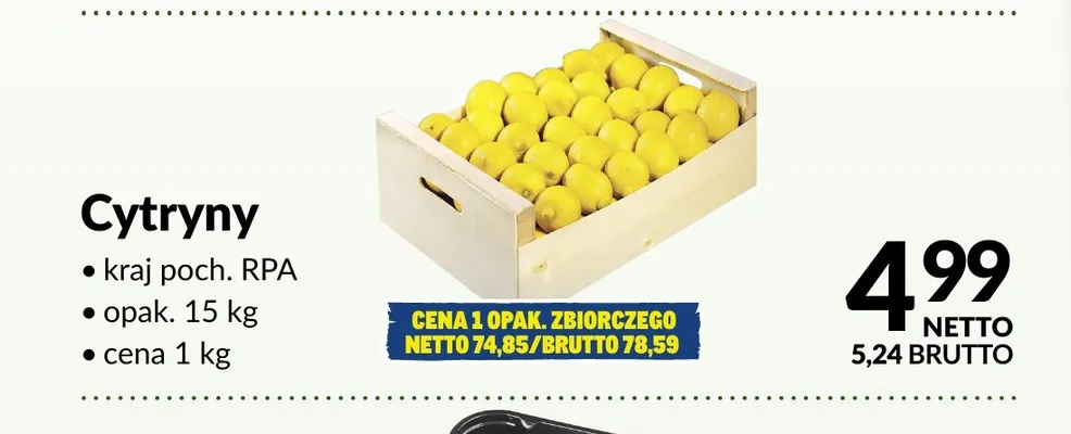 Cytryny promocja w Makro