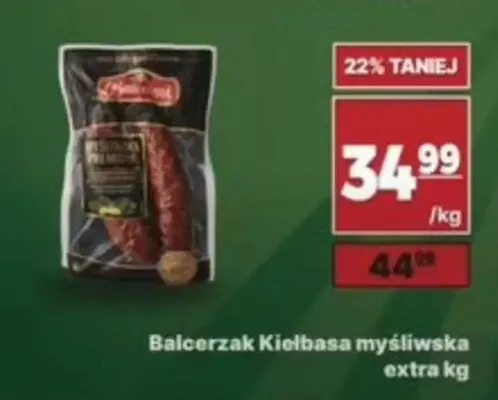 Kiełbasa myśliwska extra Balcerzak promocja w API Market
