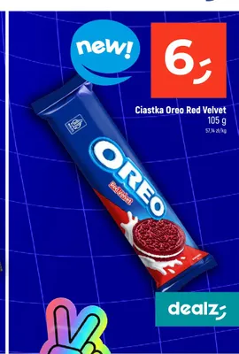 Ciastka Oreo Red Velvet promocja w Dealz