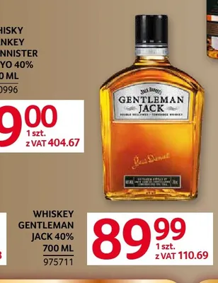 Whiskey Gentleman Jack promocja w Selgros