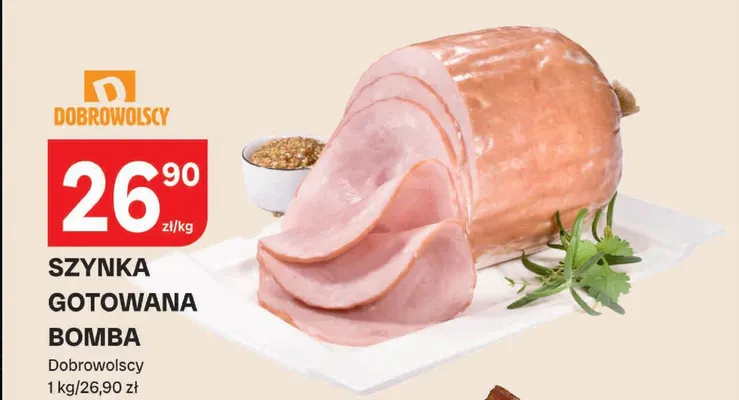 Szynka gotowana Bomba Dobrowolscy promocja w Chorten