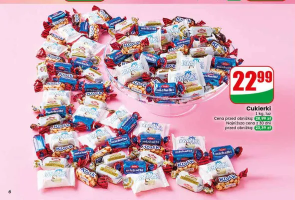 Cukierki luz promocja w Dino