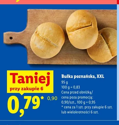 Bułka poznańska XXL promocja w Lidl
