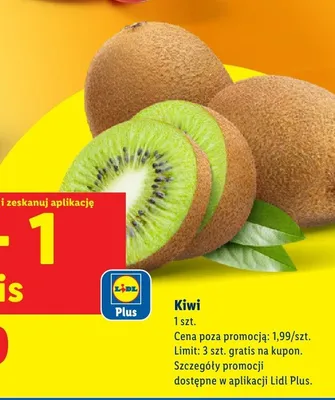 Kiwi 1 szt. promocja w Lidl