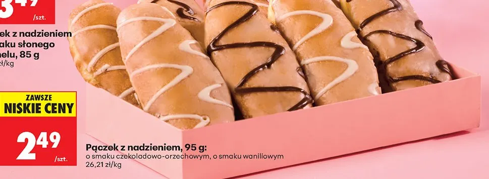 Pączek z nadzieniem 95 g promocja w Biedronka