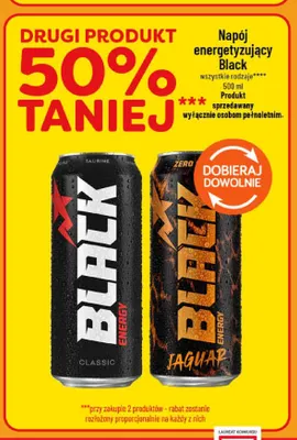 Napój energetyzujący Black Classic promocja w POLOmarket