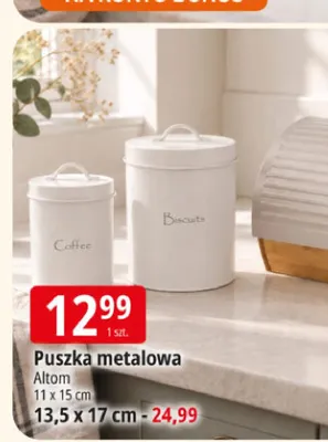 Puszka metalowa 13,5x17 cm Altom promocja w Leclerc