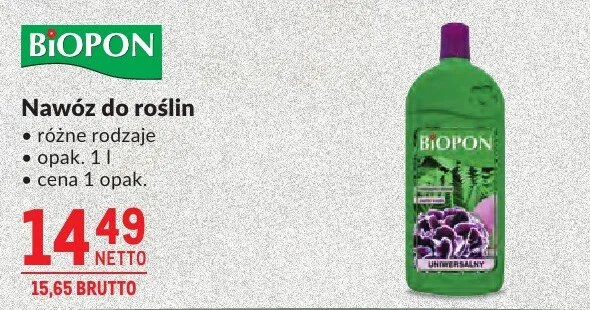 Nawóz do roślin różne rodzaje opak. 1 l cena 1 opak. promocja w Makro