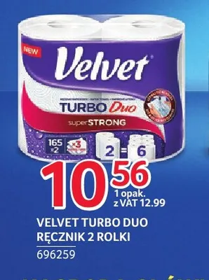 Velvet Turbo Duo ręcznik 2-pak promocja w Selgros