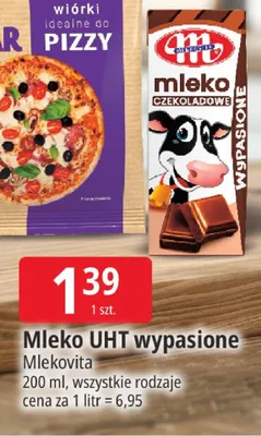 Mleko UHT wypasione Mlekovita promocja w Leclerc