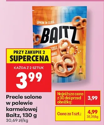 Precle solone w polewie karmelowej Baitz promocja w Biedronka