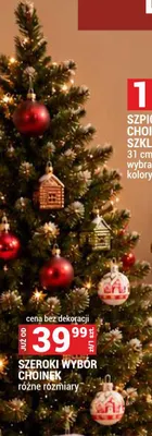 Szeroki wybór choinek promocja w Merkury Market