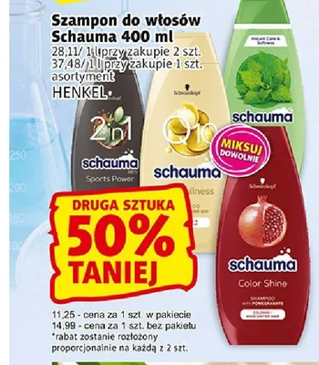 Szampon do włosów Schauma Sports Power promocja w Prim Market