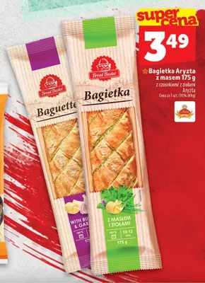 Bagietka Aryzta z masłem z ziołami promocja w TOPAZ