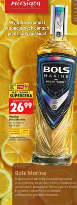 Wódka Bols Marine promocja w Biedronka