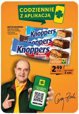 Baton Knoppers orzechowy promocja w Groszek
