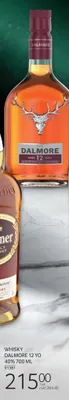 Whisky Dalmore 12 YO promocja w Selgros