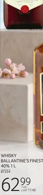 Whisky Ballantine's Finest 40% 1 L promocja w Selgros
