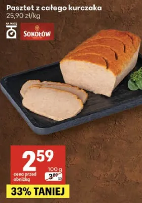 Pasztet z całego kurczaka promocja w Delikatesy Centrum