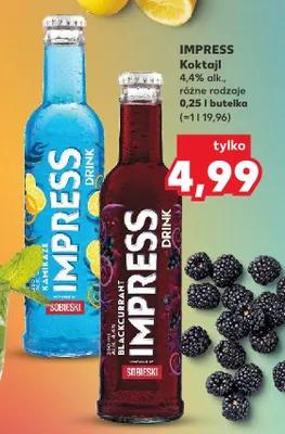 Koktajl różne rodzaje promocja w Kaufland