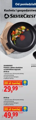 Patelnia z odlewu aluminium ze wskaźnikiem nagrania Ø 28cm promocja w Lidl