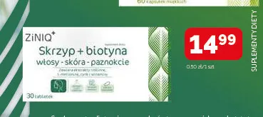 Skrzyp + biotyna włosy - skóra - paznokcie ZiNIQ+ promocja w Ziko Dermo