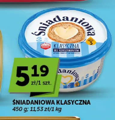 Margaryna Śniadaniowa klasyczna promocja w Euro Sklep