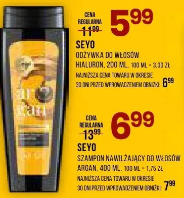 Szampon nawilżający argan promocja w Drogerie Natura