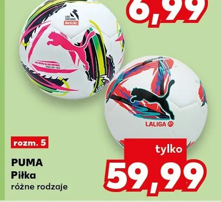 Piłka różne rodzaje promocja w Kaufland