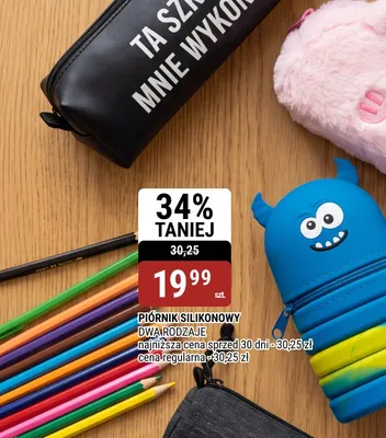 Piórnik silikonowy promocja w bi1