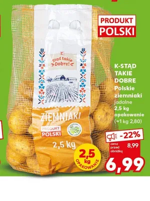 Ziemniaki jadalne polskie K-Stąd Takie Dobre promocja w Kaufland