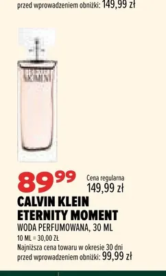 Woda perfumowana Calvin Klein Eternity Moment promocja w Drogerie Natura