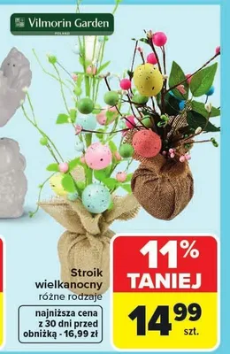 Stroik wielkanocny różne rodzaje promocja w Carrefour