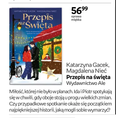 Książka Katarzyna Gacek Magdalena Nieć Przepis na święta promocja w Empik