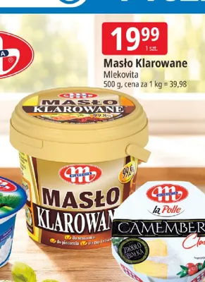 Masło klarowane Mlekovita promocja w Leclerc