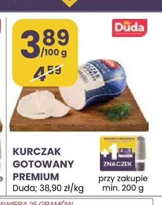 Kurczak gotowany Premium Duda promocja w Stokrotka