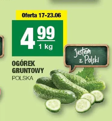 Ogórek gruntowy promocja w SPAR