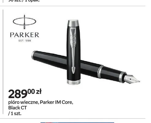 Pióro wieczne Parker IM Core Black CT promocja w Empik
