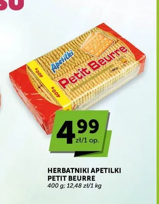Herbatniki Apetilki Petit Beurre promocja w Groszek