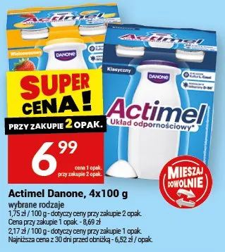 Jogurt pitny Actimel promocja w Twój Market