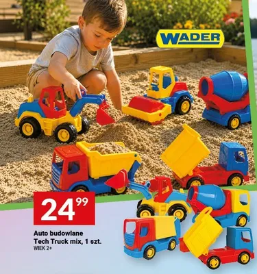 Auto budowlane Wader Tech Truck promocja w Twój Market