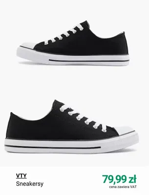 Sneakersy VTY promocja w Deichmann