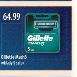 Wkłady do maszynki Gillette Mach3 promocja w Drogerie Laboo