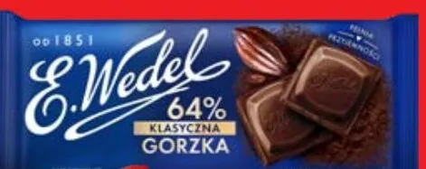 Czekolada mleczna klasyczna gorzka 64% promocja w Lidl